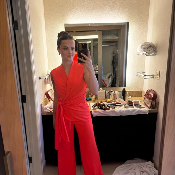 Amanda Uprichard Pantsuit | Vera Pant and Vest | Sleeveless Blazer - Picture 2 of 5